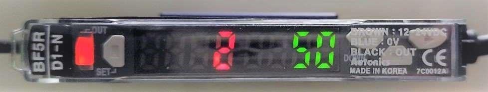 Sensor amplifier active display