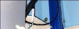 Push cable inside